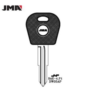 T-B6 Saturn / Suzuki / Daewoo Key Blank - DAE-4.P1 / DW05AP (JMA-DAE-4-P1)
