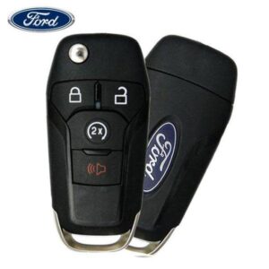 M14 2015-2020 Ford F-Series Raptor Ranger / 4-Button Flip Key / HS / PN: 164-R8134 / (Chip 128 Bit)N5F-A08TDA (OEM)