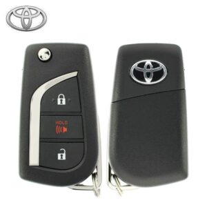 M18 2016-2018 Toyota Corolla Scion iM / 3-Button Flip Key / PN: 89070-12C20 / HYQ12BFB (H Chip) (OEM)