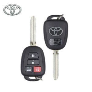 K18 2014-2019 Toyota Corolla / 4-Button Remote Head Key / PN: 89070-02880 / HYQ12BEL (4D H) / Board 3710 (OEM)