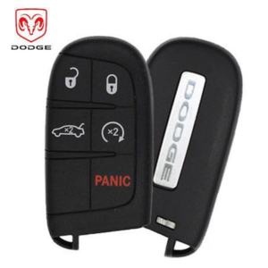 P17 2019-2021 Dodge Challenger / Charger / 5-Button Smart Key / PN: 68394195 AA / M3M40821302 (OEM)