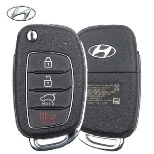 M7 2015-2019 Hyundai Santa Fe / 4-Button Flip Key / PN: 95430-2W110 / TQ8-RKE-4F31 (OEM)