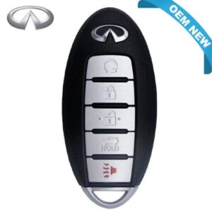 N22 2016-2018 Infiniti Q50 Q60 / 5-Button Smart Key / PN: 285E3-4HK0A / KR5S180144014 / IC 204 (OEM)