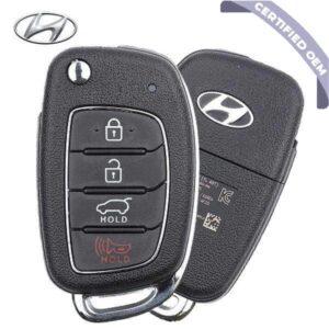 U1 2015-2019 Hyundai Tucson / 4-Button Remote Flip Key / PN: 95430-D3010 / TQ8-RKE-4F25 (OEM)