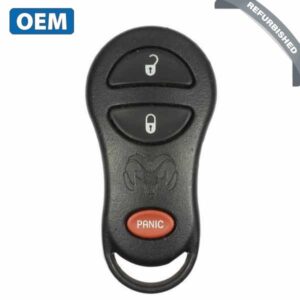 X3 1997-2007 Dodge Durango / Ram / 3-Button FOB Keyless Entry Remote / PN: 56045497 / GQ43VT9T (OEM Refurb)