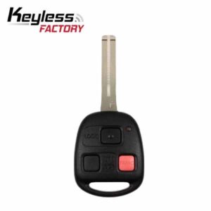 G1 2003 - 2008 Lexus / 3-Button Remote Head Key /HYQ1512V / 4D68 Chip / Short Blade (AFTERMARKET)