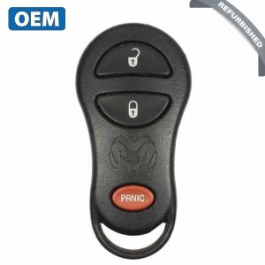 X3 1997-2007 Dodge Durango / Ram / 3-Button FOB Keyless Entry Remote / PN: 56045497 / GQ43VT9T (OEM Refurb)