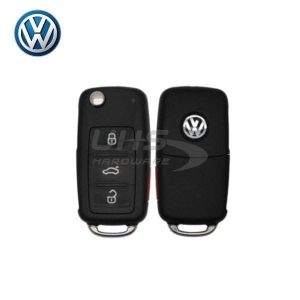 M8 2011-2016 Volkswagen / 4-Button Flip Key / PN: 5K0837202AK / NBG010180T (OEM)