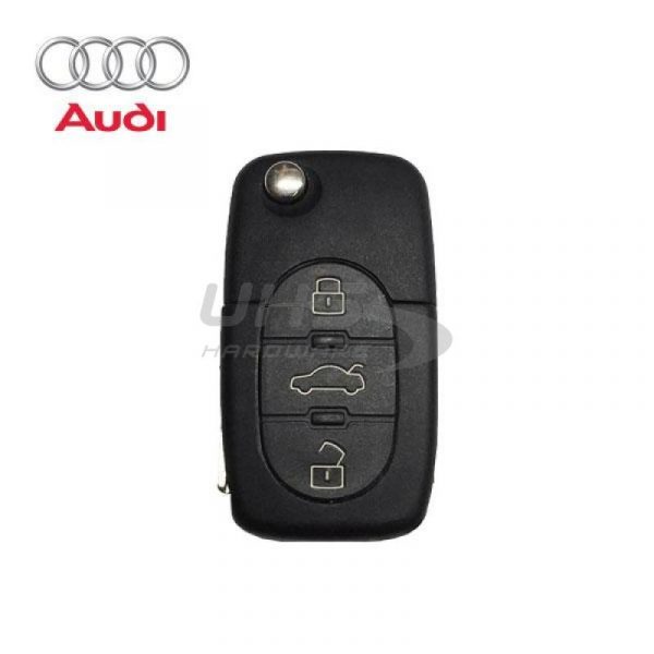 M5 2001-2006 Audi / 4-Button Flip Key / PN: 8Z0837231F / MYT8Z0837231 (OEM)