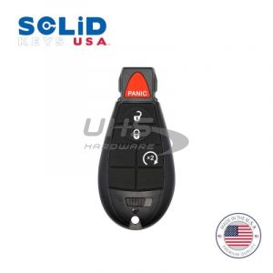 O12 2008-2017 Dodge Chrysler Jeep OEM Replacement / 4-Button Fobik Key - Remote Start ( Solid Keys USA )