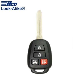 D2 2014-2019 Toyota / 4-Button Remote Head Key / PN: 89070-02880 / HYQ12BDM (AFTERMARKET)