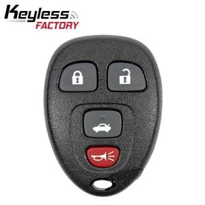 L6 2005-2012 GM / 4-Button Keyless Entry Remote / PN: 15252034 / KOBGT04A (R-GM-401)