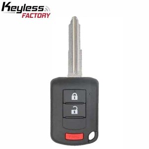 B11 2010-2019 Mitsubishi Outlander Lancer / 3-Button Remote Head Key with Shoulder / PN: 6370B944 / OUCJ166N (AFTERMARKET)