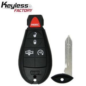 O1   2013-2018 Dodge Ram / 5-Button Fobik Key / GQ4-53T / (RK-FBK-RAM-5)