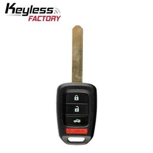J4 2016-2020 Honda Accord Civic / 4-Button Remote Head Key / MLBHLIK6-1TA (G Chip) (RK-HON-1TA-4)
