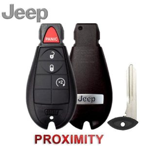 O16 2011-2013 Jeep Grand Cherokee / 4-Button "Keyless -N-Go" Fobik / PN: 56046736AA / IYZ-C01C (OEM)