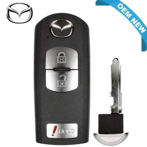 P22 2010-2013 Mazda 3 / 3-Button Smart Key / PN: BCY1-67-5RY / WAZX1T768SKE11A03 (OEM)