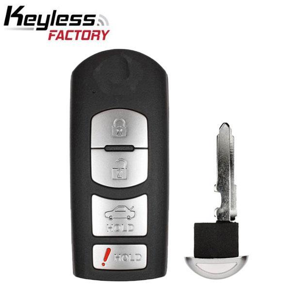 N20 Mazda 6 2009-2013 / 4-Button Smart Key / KR55WK49383 / (RSK-MZ-KR5-4)